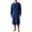 Blue, variant on purcolt Mens Nightgown Long Sleeve Lounge Sleep Shirt Pajama Nightshirt Soft Loose Sleepwear Comfy Nightwear S-3XL
