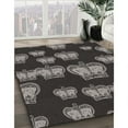 thumbnail image 3 of Ahgly Company Machine Washable Indoor Rectangle Transitional Midnight Gray Area Rugs, 8' x 12', 3 of 7