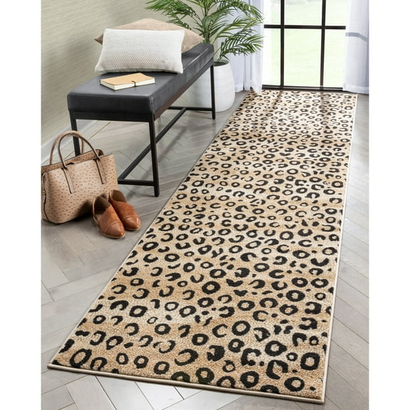 Well Woven Dulcet Animal Print Runner Rug, 31 in x 118 in