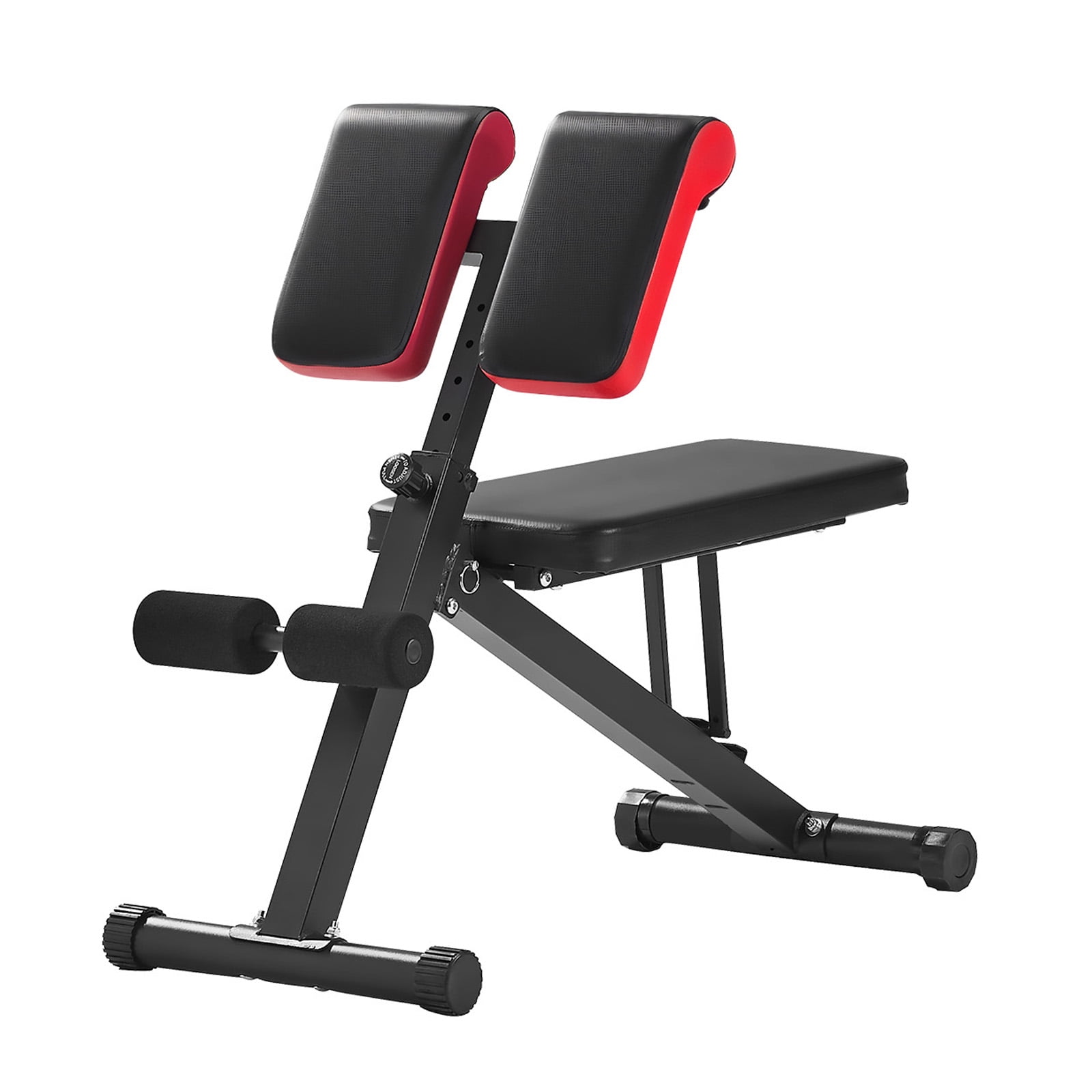 KFFKFF Versatile Weight Bench for Comprehensive Body Exercise, Roman Chair Hyperextension Bench, 330 lbs Customizable & Collapsible Gear for Back Arm Core Ab Training, Sit Up Fitness Device