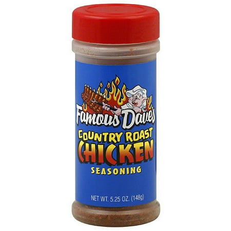 Roast Chicken - Famous Dave's Country Roast Chicken Seasoning, 5.25 oz, (Pack of 12)