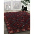 thumbnail image 2 of Ahgly Company Indoor Square Traditional Burgundy Brown Southwestern Area Rugs, 5' Square, 2 of 6
