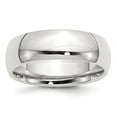 thumbnail image 3 of 925 Sterling Silver 7mm Comfort Fit Band Ring Size 6, 3 of 6