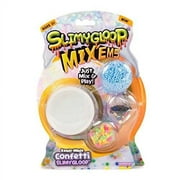 Confetti SLIMYGLOOP Mix'EMS, Pre-made Slime Kit, Ages 3+, Slime and Accessories, Slime Mix-ins, Mess-Free Slime Kit