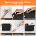 thumbnail image 3 of Decodeary OxfordCloth Bedside Table Decorative Storage Solution Foldable Hanging Organiser For RV Storage 2pcs, 3 of 4