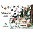 thumbnail image 4 of Ceaco Holiday 100 Piece Holiday Woodland Parade Glitter (Miriam Bos) Interlocking Jigsaw Puzzle, 4 of 6