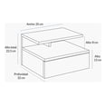 thumbnail image 3 of Buró Flotante Ashlan Natural FORM DESIGN, 3 of 3