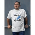thumbnail image 2 of Ahi Viene La Chancla! Men T-Shirt, Male 4X-Large, 2 of 4