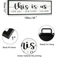 thumbnail image 3 of CDDposter This is Us Sign Wall Decor: Family Wall Signs Rustic Farmhouse Living Room Country House Hanging Unframed Wall Plaques,This is Us Our Life Our Story Our Home Quotes Wall Decor, 3 of 7