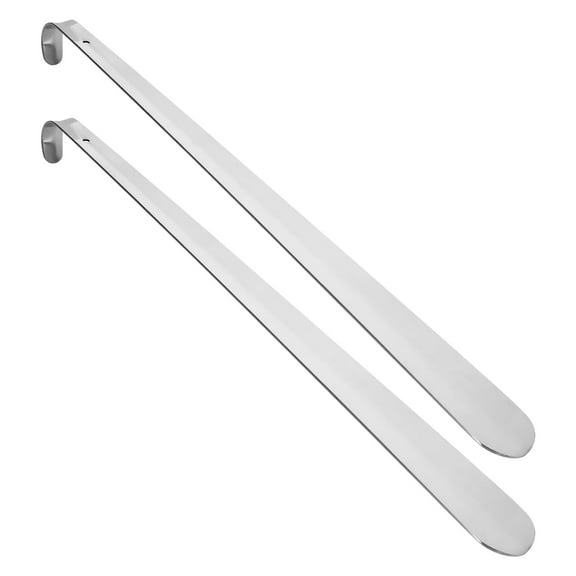 Extra Long Handled Metal Shoe Horn (2 Count)