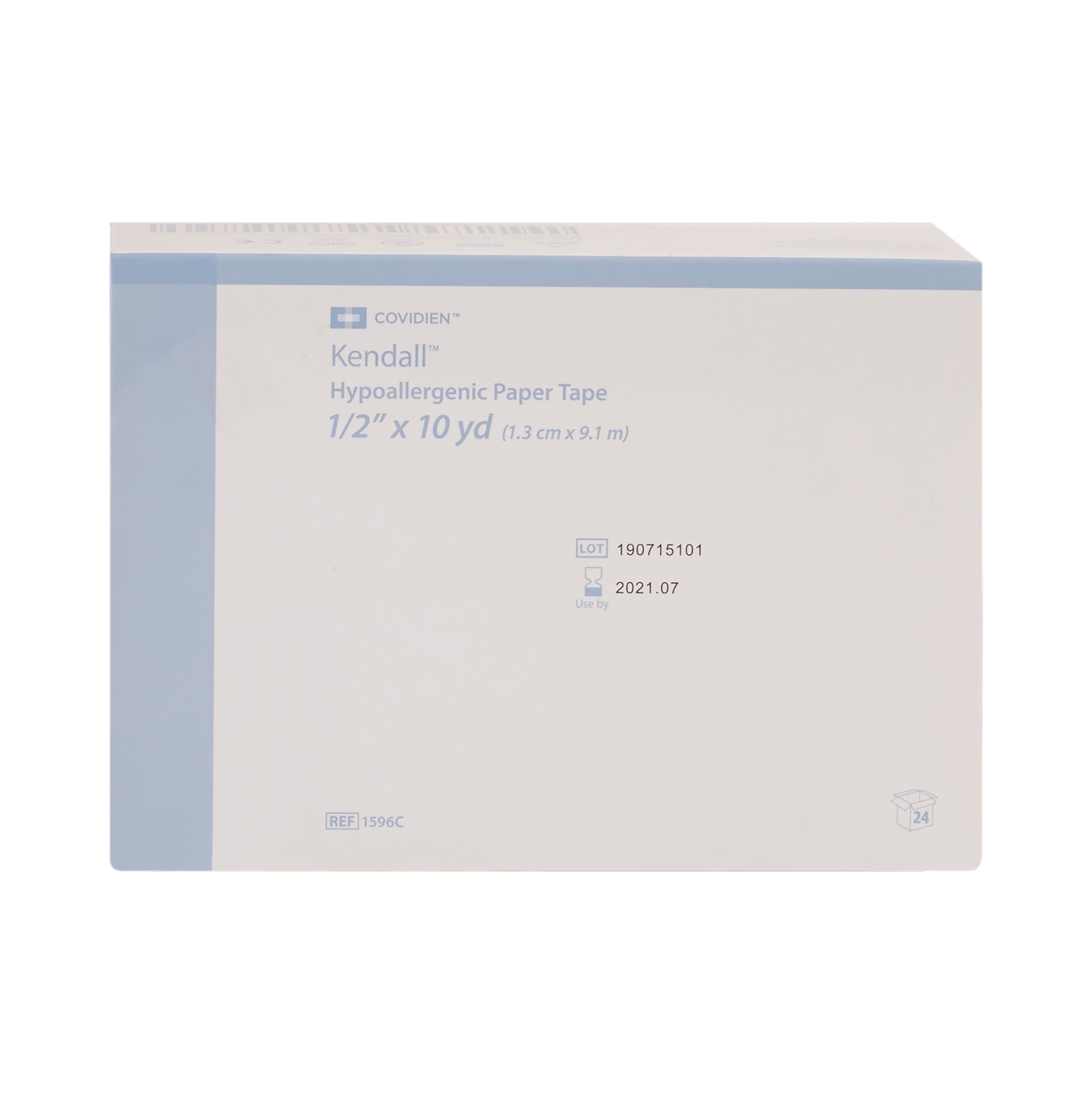 Kendall Medical Tape, Non-Sterile Paper Surgical Tape, 1/2 in. X 10 yds., 240 Ct