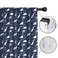 thumbnail image 4 of Blackout Kids Curtains,DarkBlue White Dinosaurs Plants Pattern Childrens Insulated Curtains Set Of 2,Bedroom Essentials,Toddler Room Decor 42"x54", 4 of 5