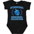 thumbnail image 3 of Inktastic Dreidel Champion Hanukkah with Blue Laurels Boys or Girls Baby Bodysuit, 3 of 5