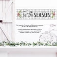thumbnail image 2 of LifeSong Milestones "Tis The Season" Sign Christmas Decorations Indoor Wall Decor, 2 of 7