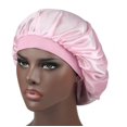 thumbnail image 4 of Satin Sleep Bonnet for Women, Wide Elastic Band Soft Night Sleeping Cap, Silk-Like Hair Bonnet for Curly Natural Braided Hair Overnight Protection, 4 of 4