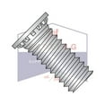 thumbnail image 2 of 1/4-20 x 1" Self Clinching Studs | Flush Head | Improved Design with Annular Groove and 12 Ribs | 303 Stainless Steel | Heat Treat Zinc and Bake (Quantity: 2000), 2 of 3