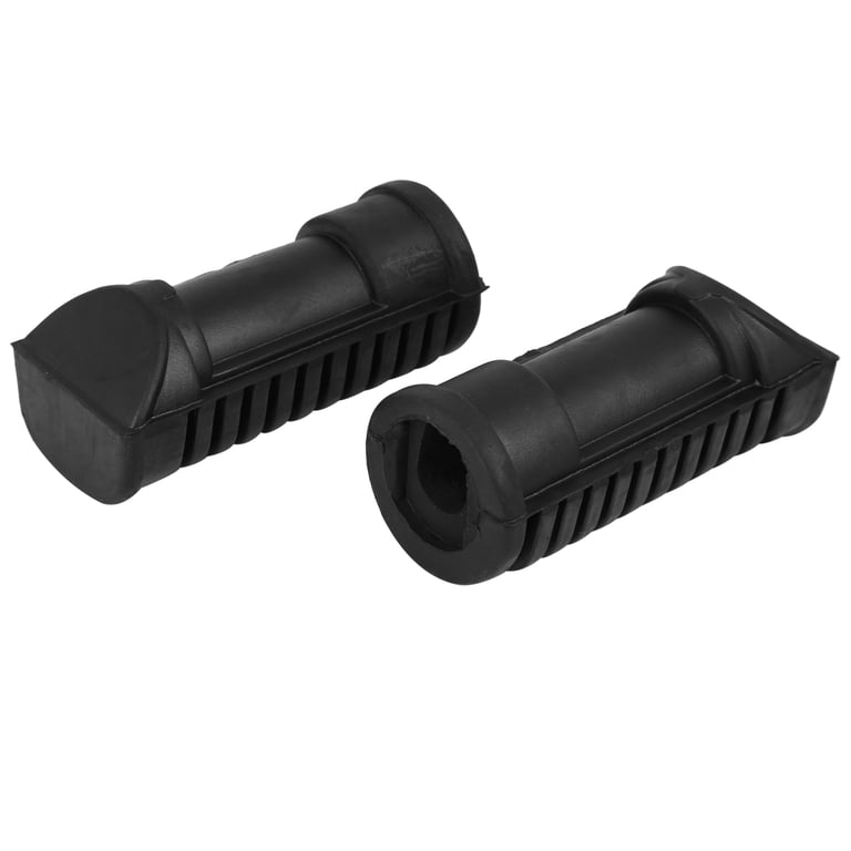 Motorcycle Foot Peg & Rubber Cover Set - Fits Honda CB125S, CT90, CL350, CB750, C70