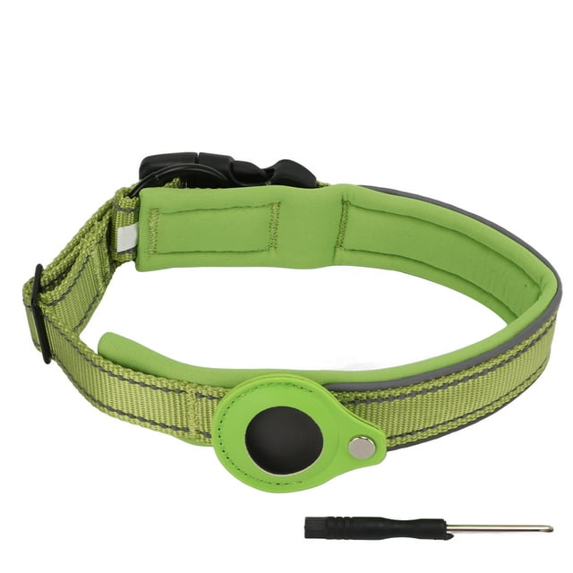 Collar De Perro De , Collar Material De Nylon Del Animal Doméstico Del Anillo De La Abrazadera Del Metal Para El Animal Doméstico