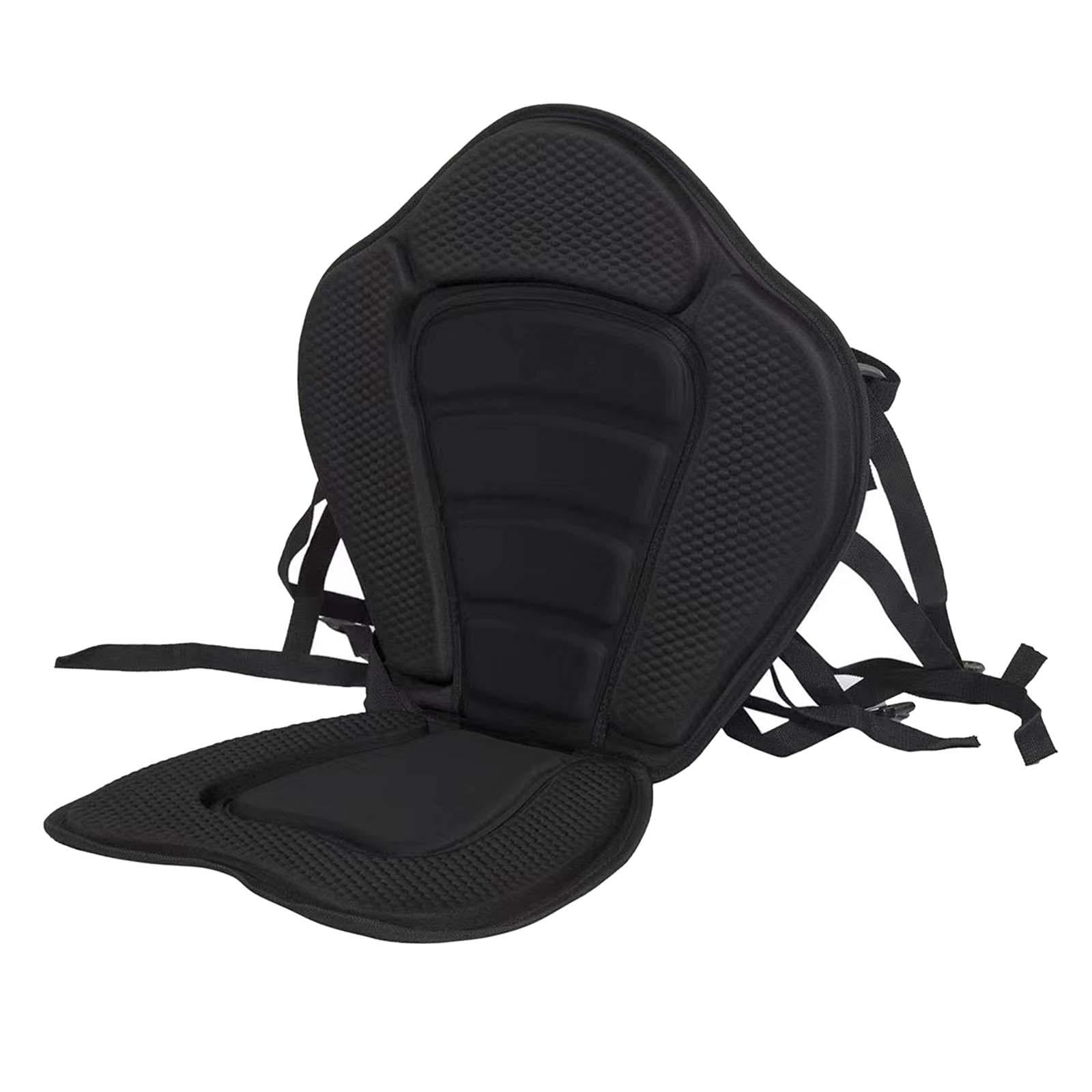 harayaa Kayak Seat Cushion Kayaking Park Beach for Sit in Hiking Canoe Backrest Seat Black