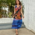thumbnail image 6 of The Dance of Pele & Kanaloa Sleeveless Dress Female clothing Womens dresses, 6 of 7