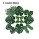 thumbnail image 5 of Hojas artificiales 60 Piezas Bewildely decoración del hogar tela de simulación, 5 of 6