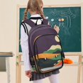 thumbnail image 7 of FORMRS School Backpack 17" Student Travel Bag with Laptop Compartment, Purple Mountain, 7 of 7