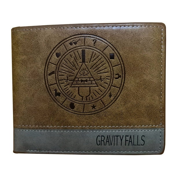 Billetera plegable delgada con personajes de anime de Gravitys Falls