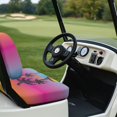 thumbnail image 6 of Pzuqiu Tropical Sunset Palm Print 2-Piece Golf Cart Seat Covers - Breathable Washable Universal Protective Set for Golf Cart Accessories, 6 of 10