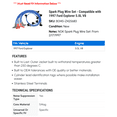 thumbnail image 2 of Spark Plug Wire Set - Compatible with 1997 Ford Explorer 5.0L V8, 2 of 2