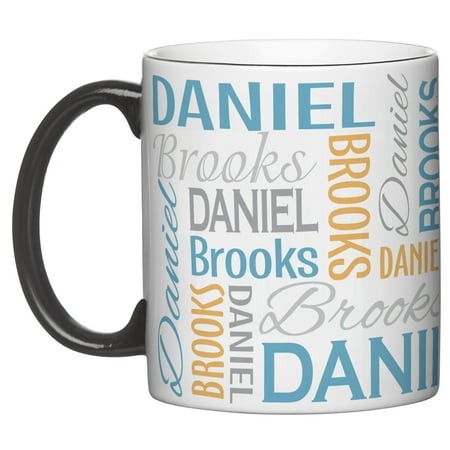 Name Coffee - Personalized You Name It! Signature Coffee Mug Available in Blue or Pink and 2 Sizes
