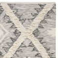 thumbnail image 2 of SAFAVIEH Kenya KNY455H Handwoven Charcoal / Ivory Rug, 2 of 4