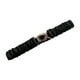 thumbnail image 1 of Cinturón elástico de piel sintética para mujer, cómodo y decorativo, accesorio de vestir. Negro, 1 of 9