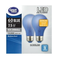 Led Light Bulbs Blue Walmart 