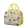 thumbnail image 1 of Sac à Lunch Imprimé Citron Moderne – Motif Fruits Jaunes Frais Sac Isotherme Portable pour l'École, 1 of 6