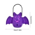 thumbnail image 2 of Konghyp Halloween Lantern Bucket, Glowing Decorations, LED Lights, Portable Handle, Trick or Treat Candy Holder, Halloween Party Decor, Festive Lighted Ornaments, 2 of 6