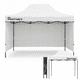thumbnail image 1 of Carpa 2x3 Blanco Con Pared Inmatmex Ideal Para Negocio Y Jardín, 1 of 10