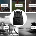 thumbnail image 4 of Mochila con cordón Bolsa de gimnasio Mochila con cordón Bolsas, 4 of 5