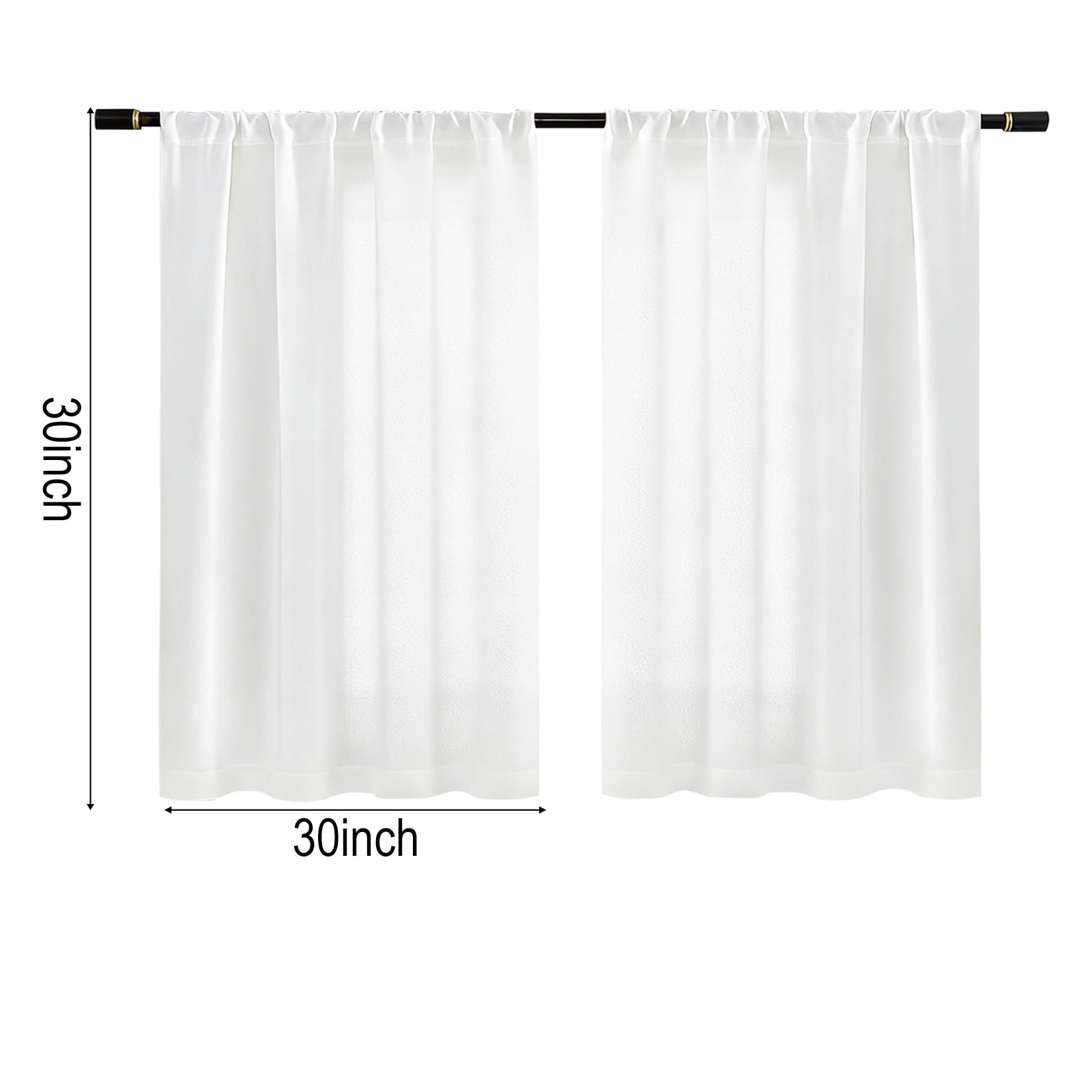 2 Panels Linen Curtains Set for Living Room Bedroom, Light Filtering Textured Soft Window Curtain, Airy Soft Rod Pocket Elegant Drapes