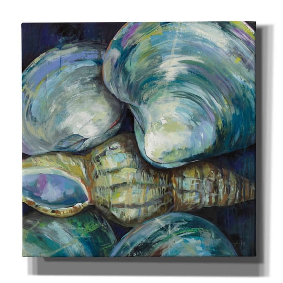 Epic Graffiti 'New England Summer' by Jeanette Vertentes, Canvas Wall Art, 12"x12"