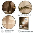 thumbnail image 3 of Designart "Sepia Serenity Among The Palms II" Palms & Palm Trees Floater Framed Canvas Prints, 3 of 5