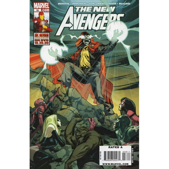 New Avengers #58 VF ; Marvel Comic Book
