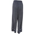 thumbnail image 4 of The Skyline Collection Women's Border Print Palazzo Pants in Blue - Medium, 4 of 8