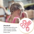 thumbnail image 4 of serony 20 Pieces Hair Band High Elasticity Stretchy Colorful Preppy Style High Density Snag Free Hairs Rope Scrunchie Accessories Fluorescent Pink, 4 of 7