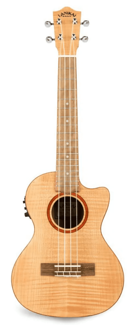 Lanikai Flame Maple Tenor with Kula Preamp A/E Ukulele