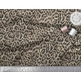 thumbnail image 3 of Soimoi White Cotton Poplin Fabric Leopard Animal Skin Printed Craft Fabric by the Yard 42 Inch Wide, 3 of 3