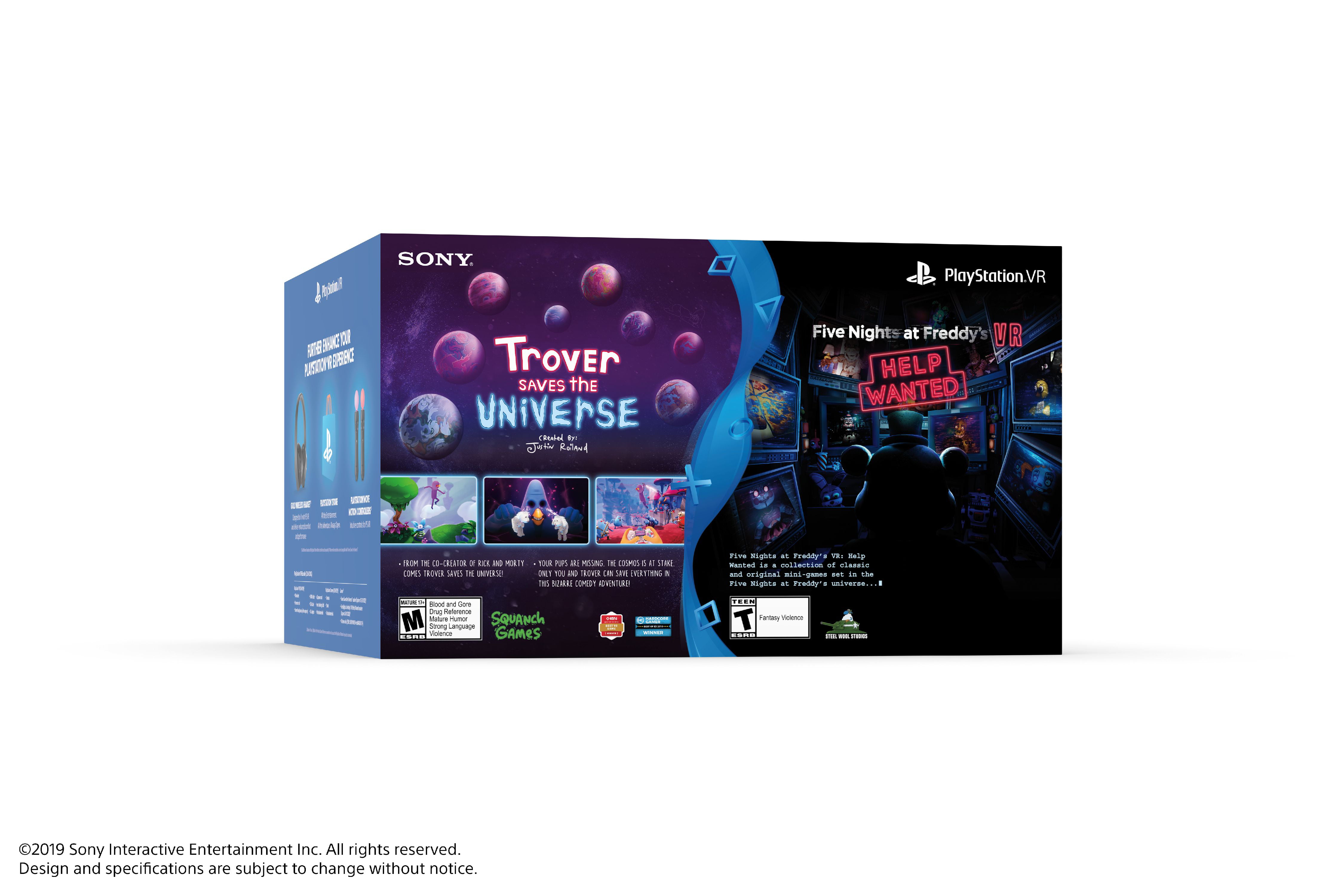 Sony Playstation Vr Trover Saves The Universe And Five - fnaf vr help wanted roblox parts and service bonnie review