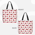 thumbnail image 2 of Balery Strawberry Bolsa de Mano para Mujeres con Cremallera, Bolsa de Gimnasio con Compartimentos, Bolsa para Laptop, Bolsa para Trabajo, 2 of 7