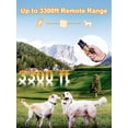 thumbnail image 2 of Collar de adiestramiento para perros BOUSNIC para 2 perros de 2,3 a 54,4 kg 1000 m de rango, 2 of 9