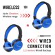 thumbnail image 4 of Auriculares Bluetooth plegables supraaurales con micrófono, 8 horas de uso, azul oscuro, 4 of 7