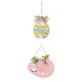 thumbnail image 1 of 2 Letreros de Puerta de Pascua con Luz Perfecl Cartel Colgante de Madera Decoración de Pascua, 1 of 8